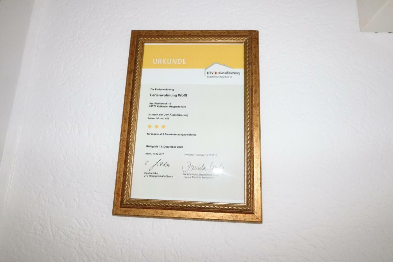 Ferienwohnung Wolff, ケルクハイム（タウヌス） エクステリア 写真